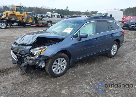 2016 Subaru Outback 2.5I Premium z USA, uszkodzony, nr VIN 4S4BSACCXG3323250